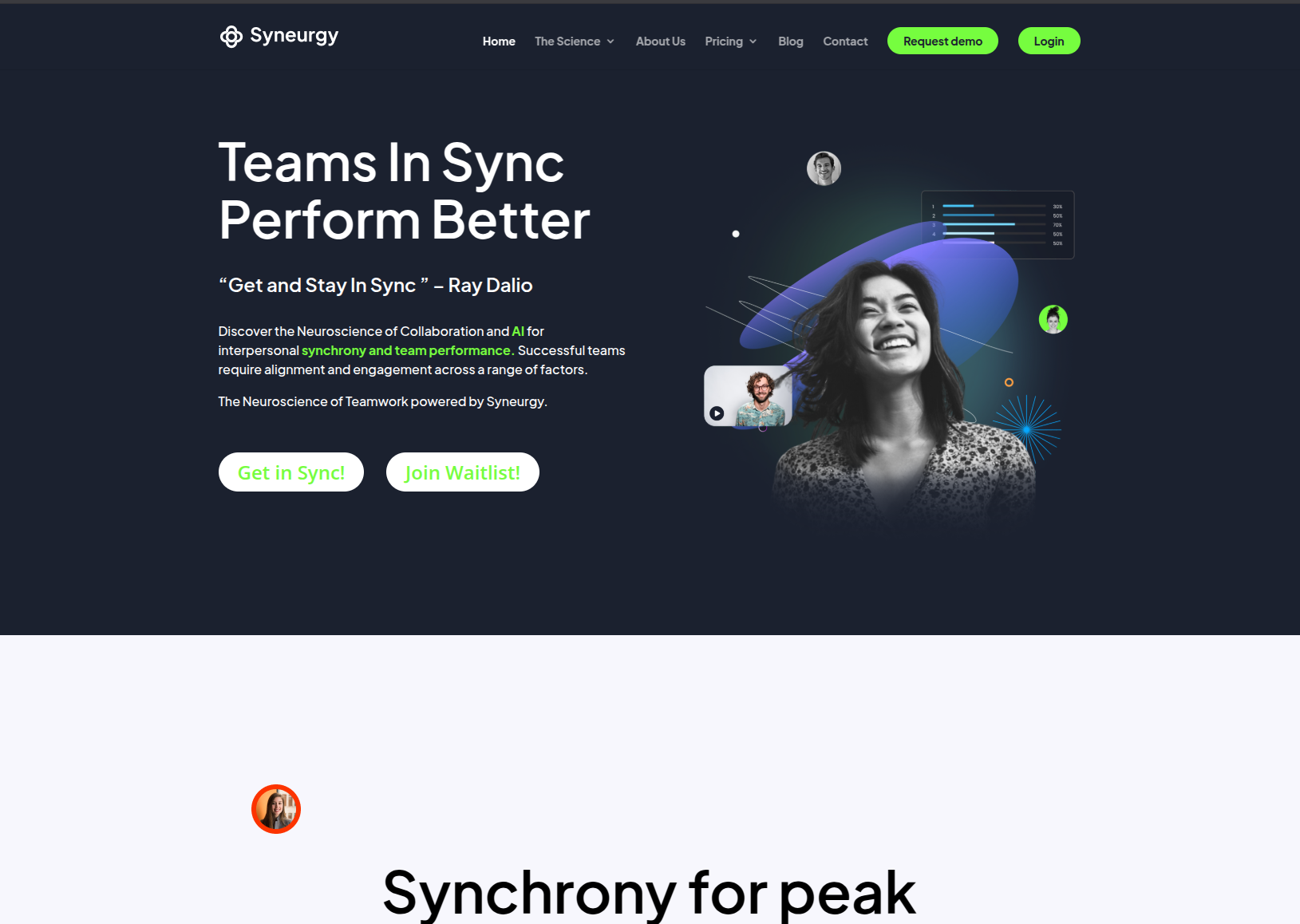 Syneurgy-homepage